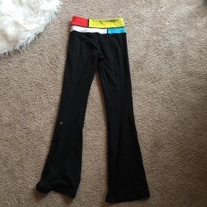 Lululemon Reversible flare leggings